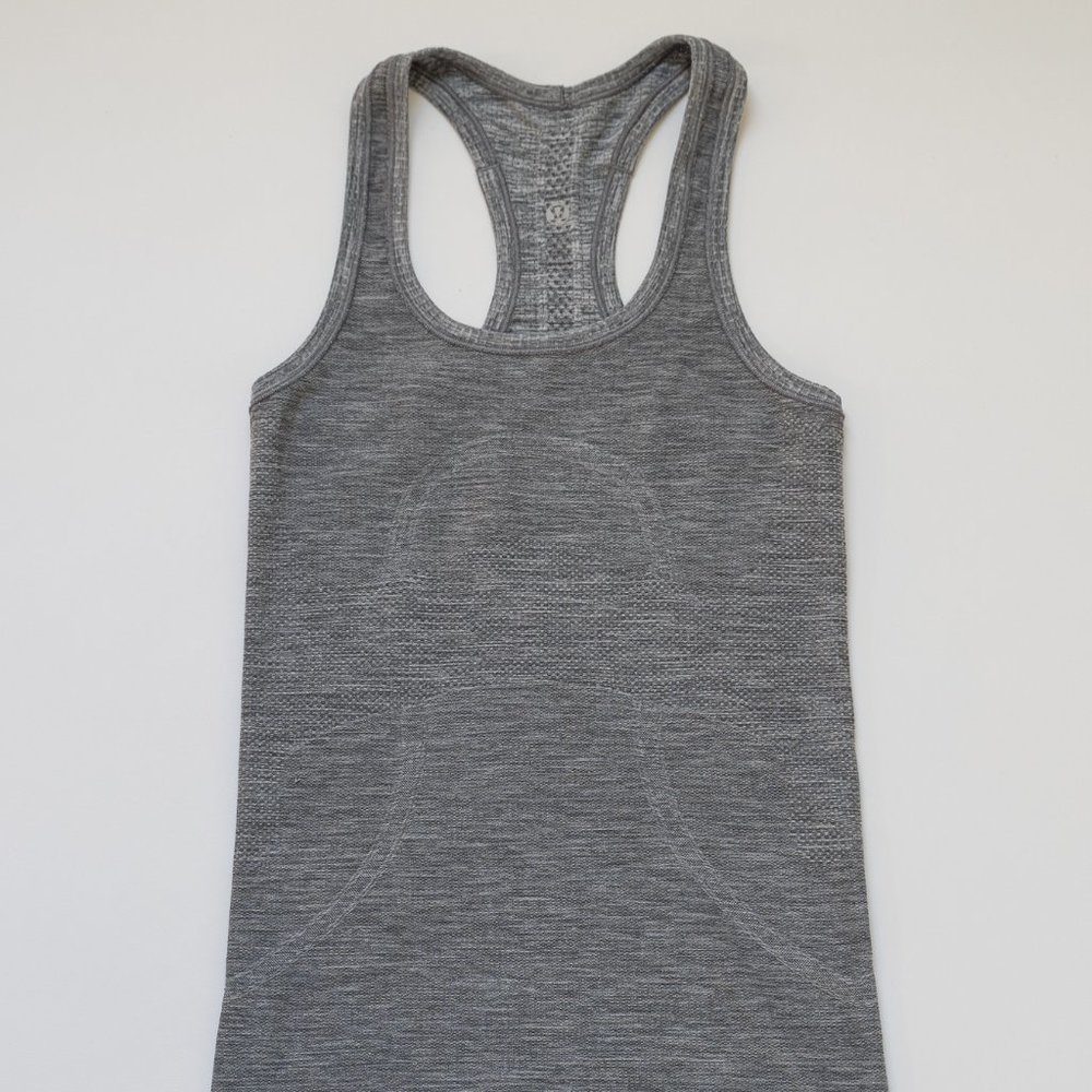 Lululemon Athletica Racerback Tank Top Swiftly Tech Grey